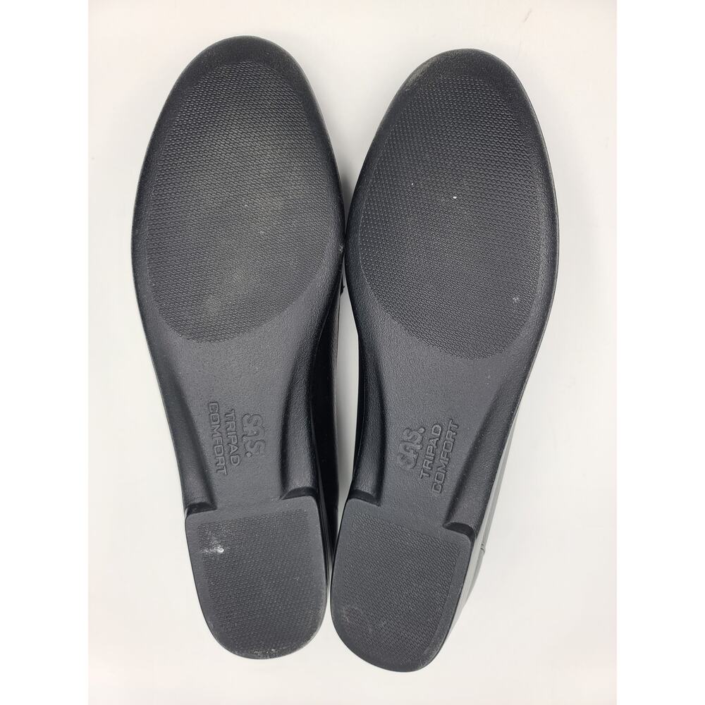 SAS Simplify Slip-On Leather Moccasin Loafer Black Tripad Comfort Size 9.5 S Box - Picture 7 of 8
